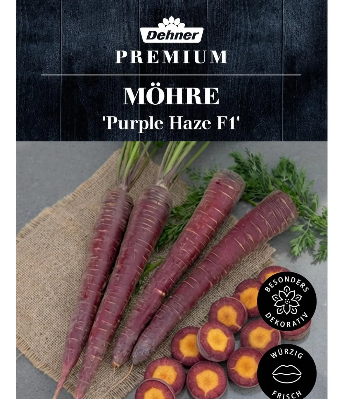 Dehner Premium Samen Möhre 'Purple Haze F1'