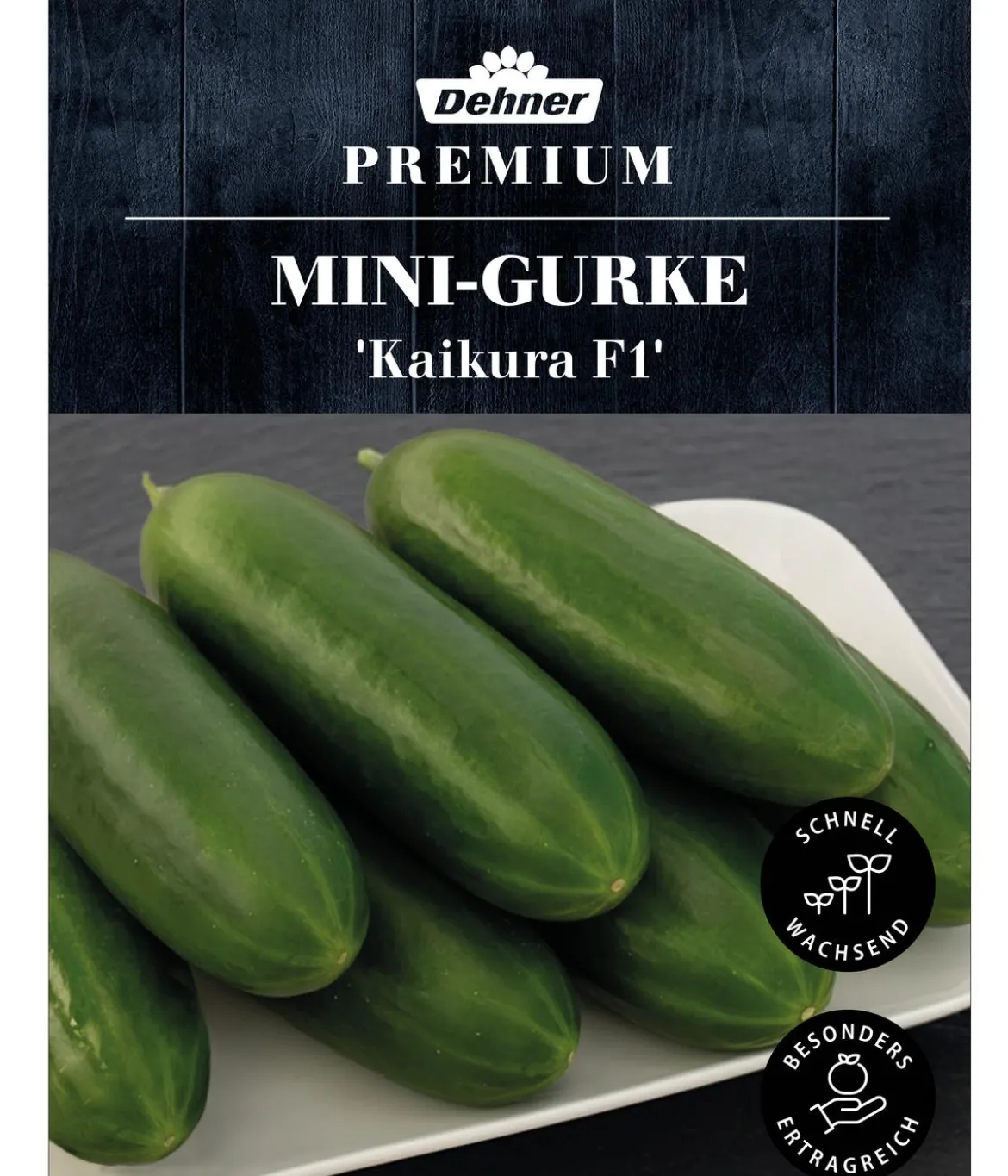 Dehner Premium Samen Mini-Gurke 'Kaikura F1'