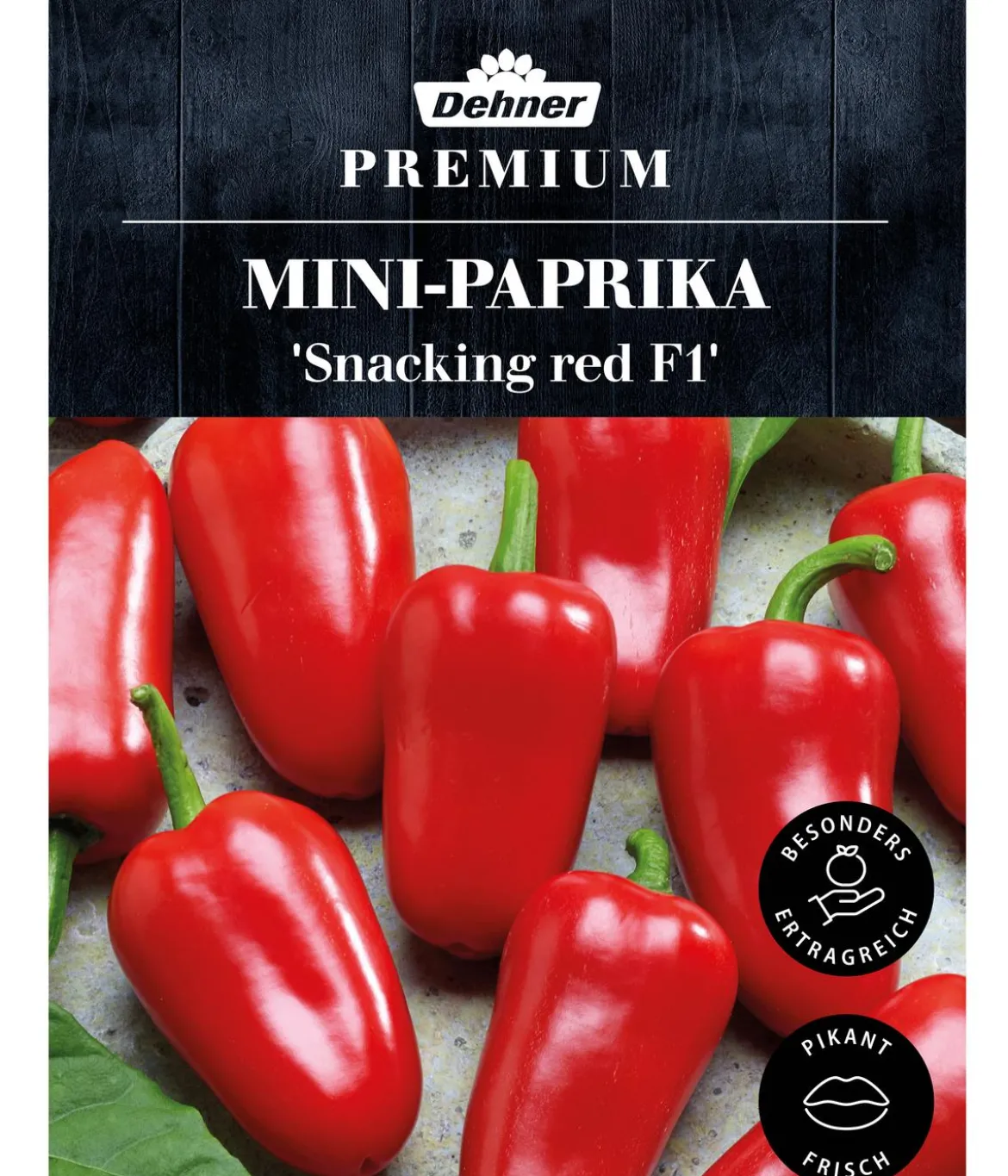 Dehner Premium Samen Mini-Paprika 'Snacking red F1'