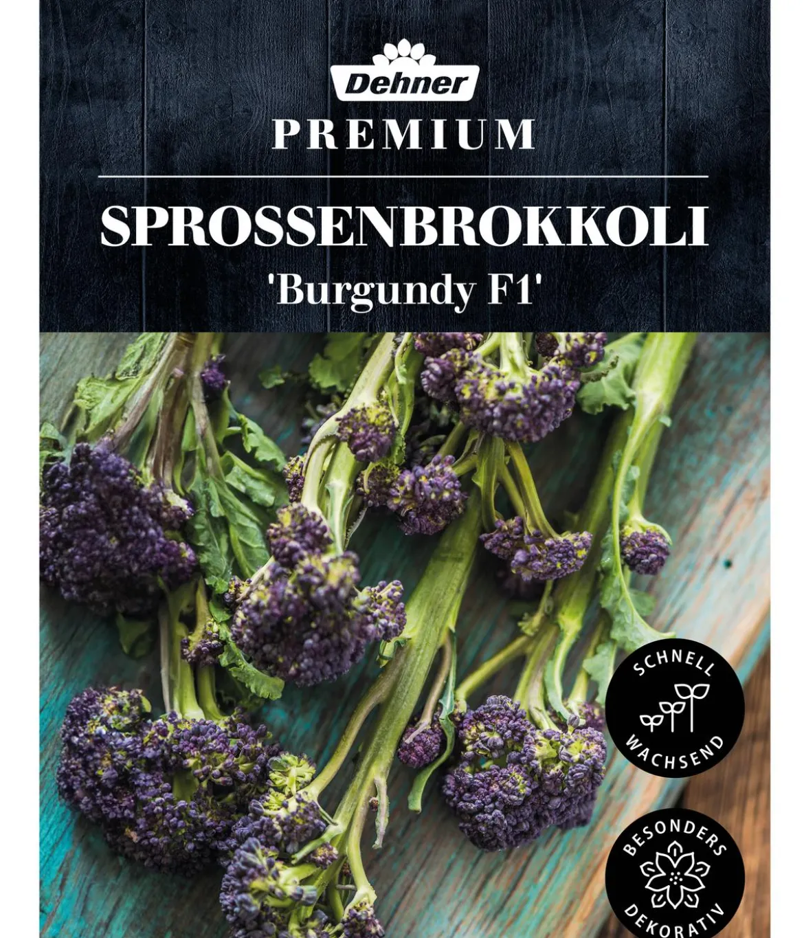 Dehner Premium Samen Sprossenbrokkoli 'Burgundy F1'