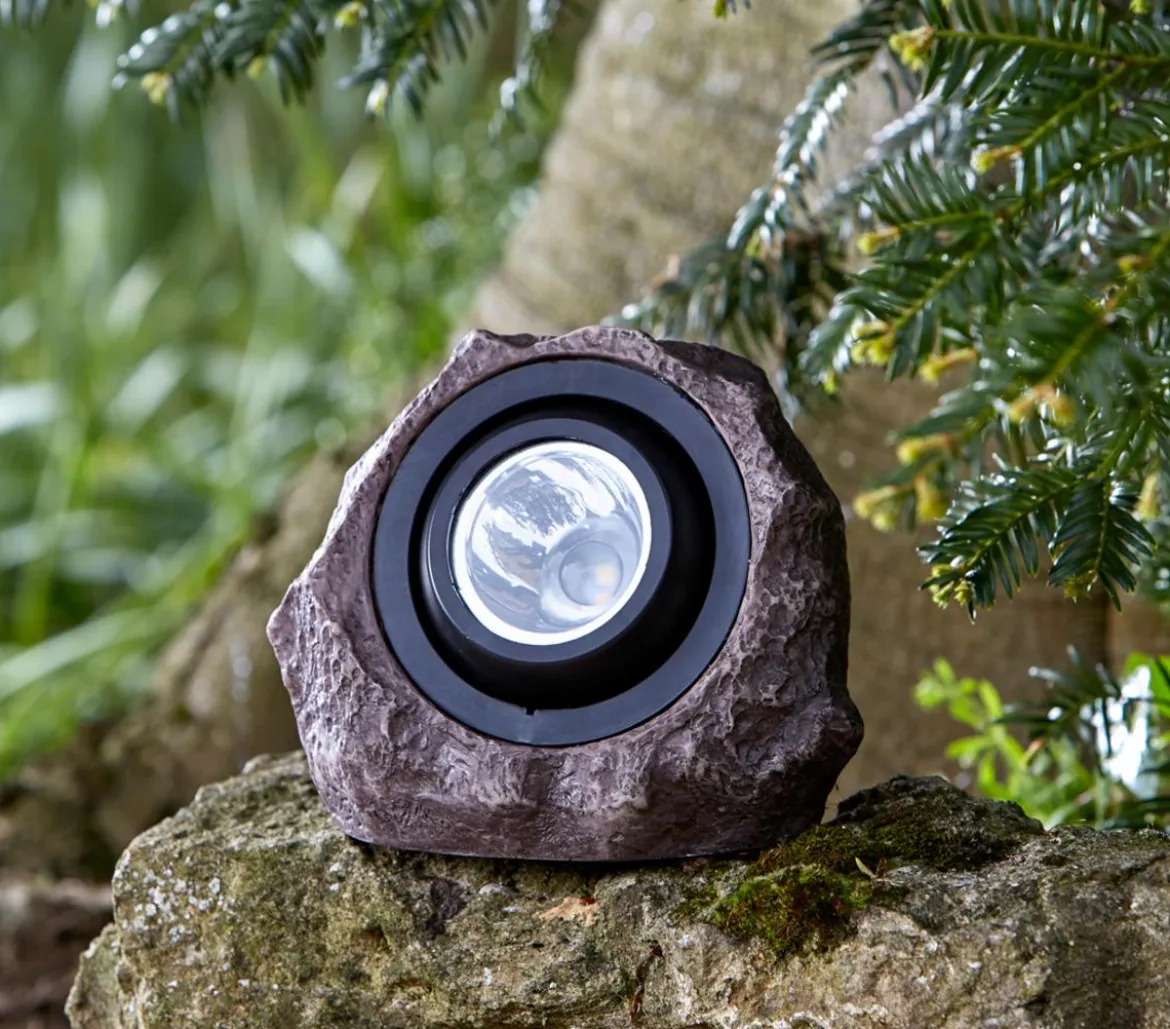 Dehner Premium Solar-Granitstein Pedra, ca. Ø20/16,5 cm