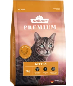 Dehner Premium Trockenfutter für Katzen Kitten, Huhn
