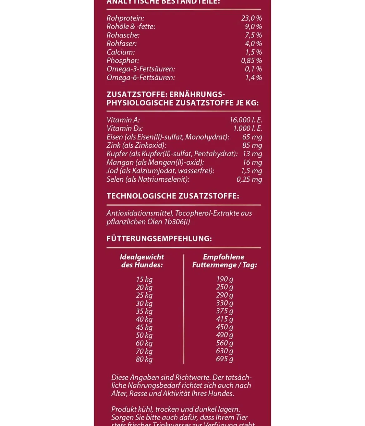 Dehner Premium Trockenfutter für Hunde Maxi Adult, Rind & Kartoffel