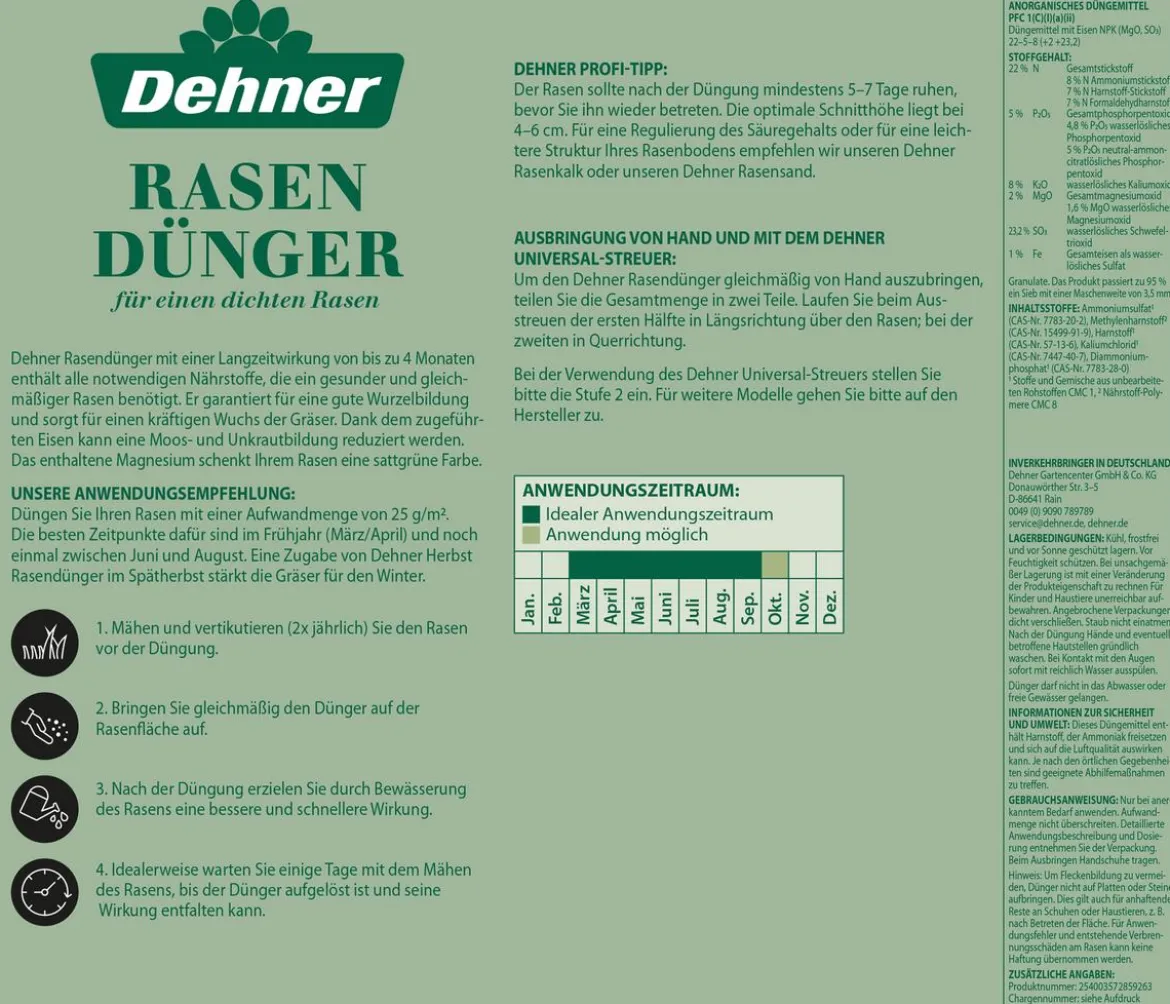 Dehner Rasendünger