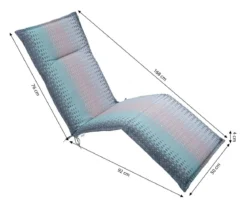 Dehner Relaxauflage Trentino, ca. B50/H4/T168 cm