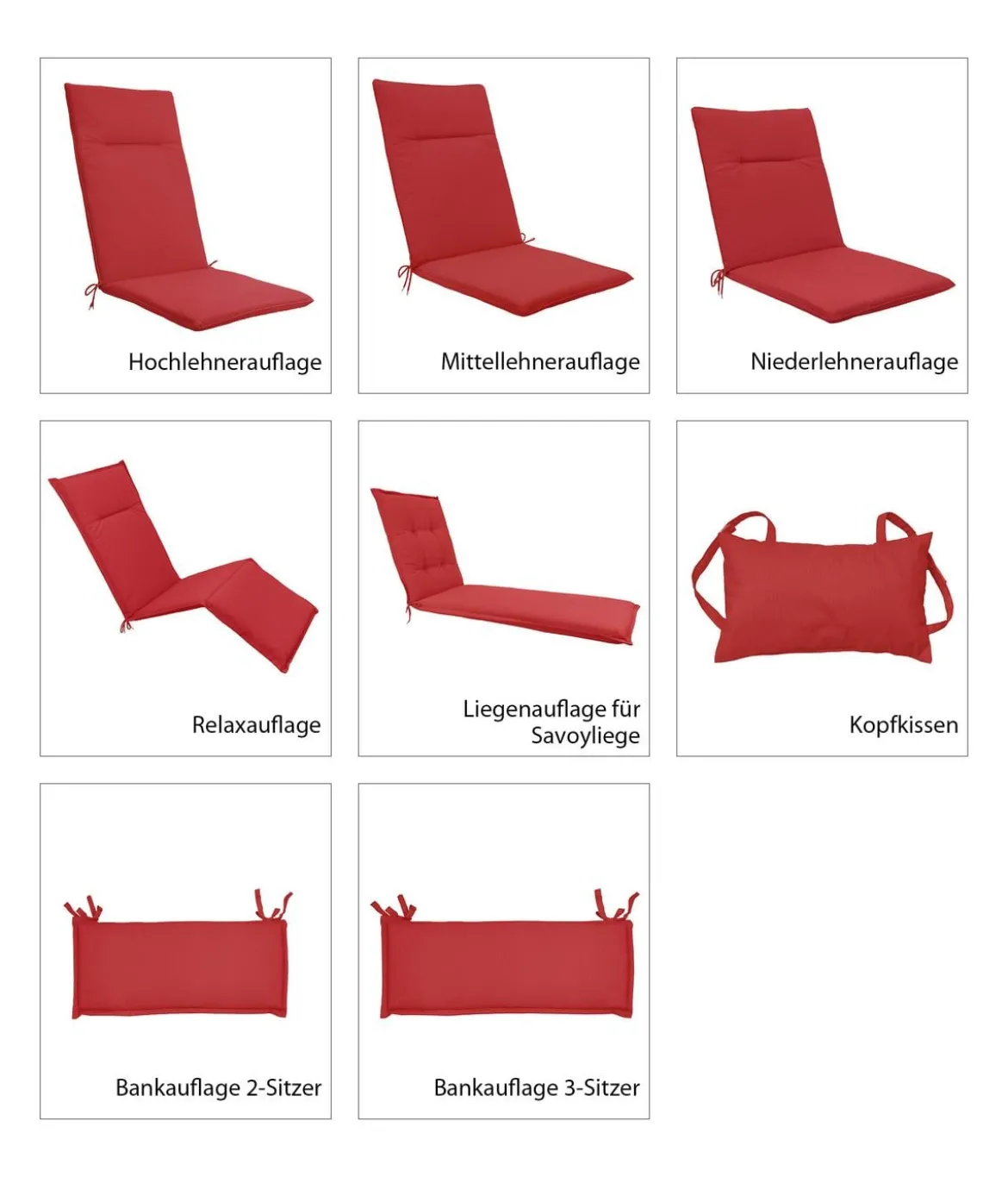 Dehner Relaxauflage Veneto, ca. B50/H4/T168 cm