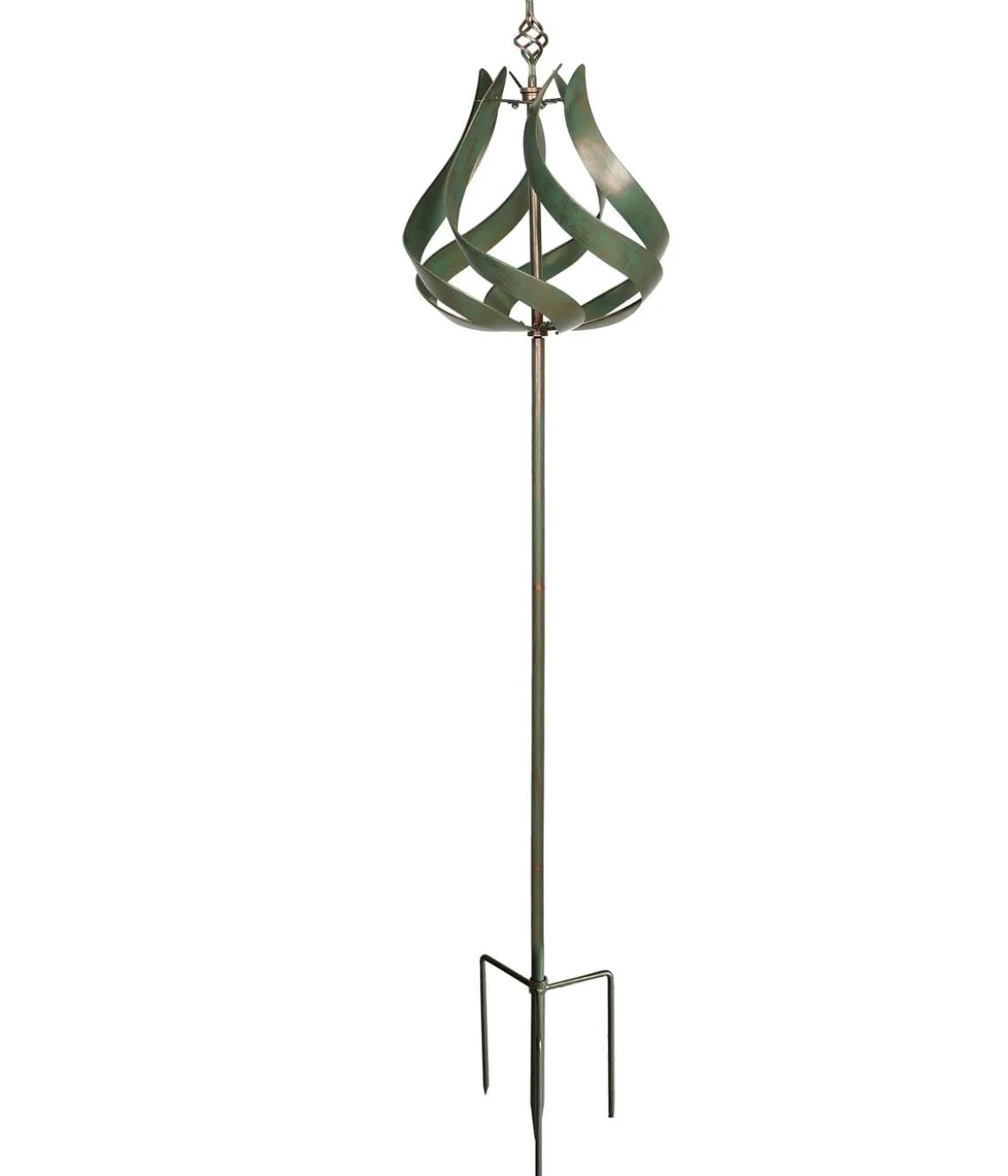Dehner Riesen Windrad, mint/gold, ca. Ø44,5/H192 cm