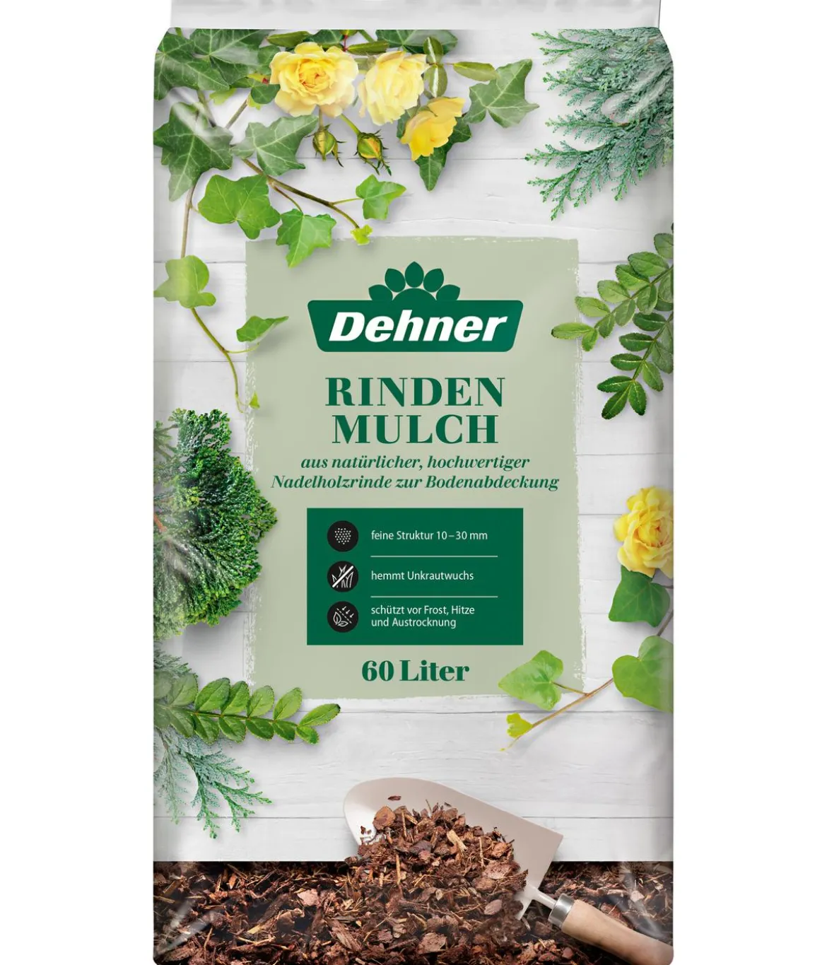 Dehner Rindenmulch fein, 60 l