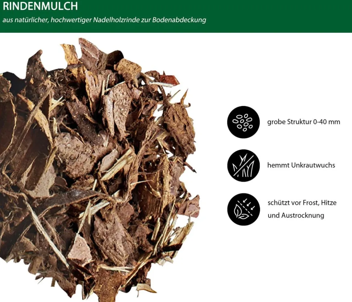Dehner Rindenmulch grob, 48 x 50 Liter