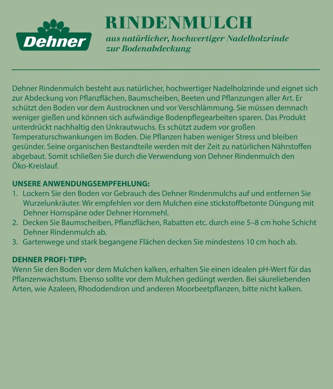 Dehner Rindenmulch grob, 48 x 50 Liter