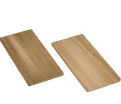 Dehner Räucherbretter, ca. B30,5/H1/T14,5 cm, 2er-Set
