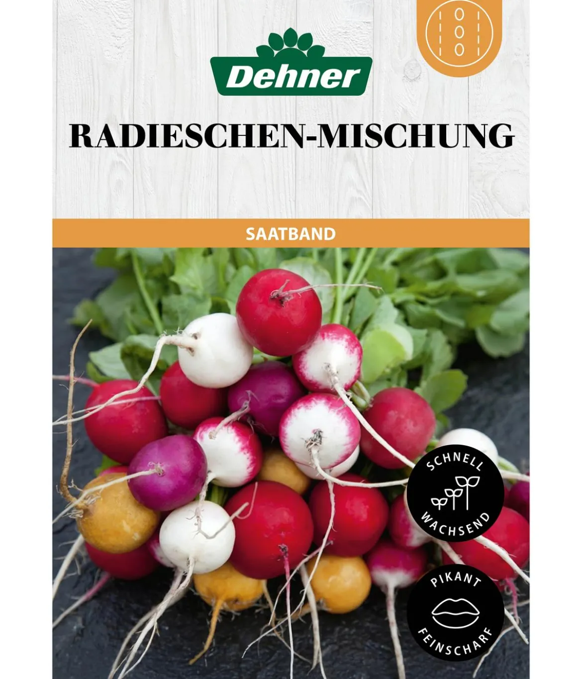 Dehner Saatband Radieschen-Mischung, L5 m