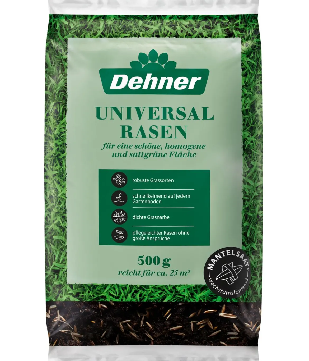 Dehner Saatgut Universalrasen, 500 g