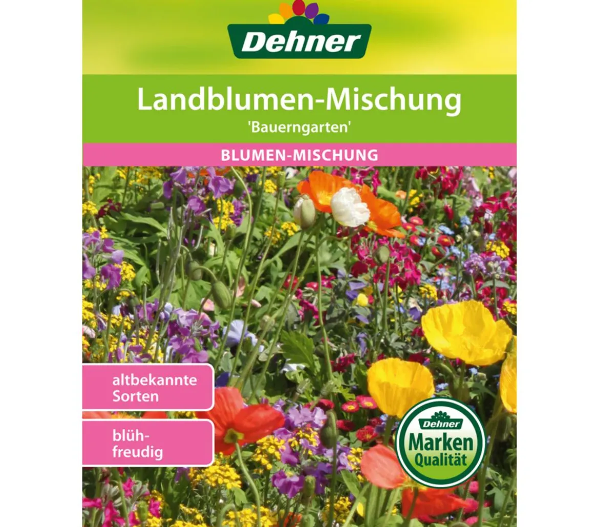 Dehner Samen Blumenmischung 'Landblumen Bauerngarten'