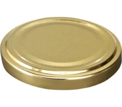 Dehner Schraubdeckel, gold, für Einkochgläser, Ø63 mm, 10er-Set
