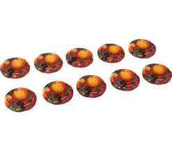 Dehner Schraubdeckel Obst für Einkochgläser, Ø82 mm, 10er-Set