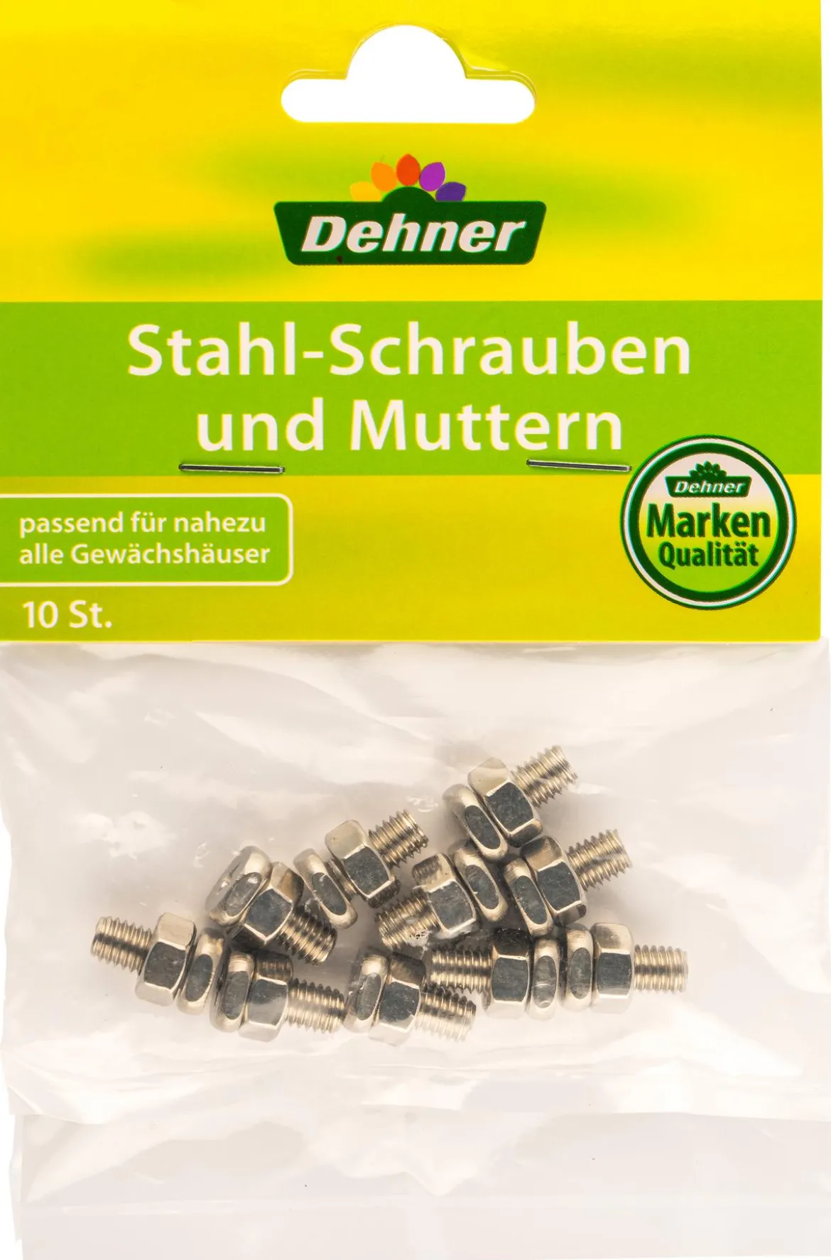 Dehner Schrauben- und Mutternsatz, quadratisch