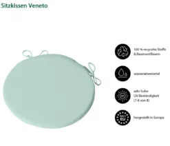 Dehner Sitzkissen Veneto, Ø40/H4 cm