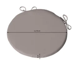 Dehner Sitzkissen Veneto, Ø40/H4 cm