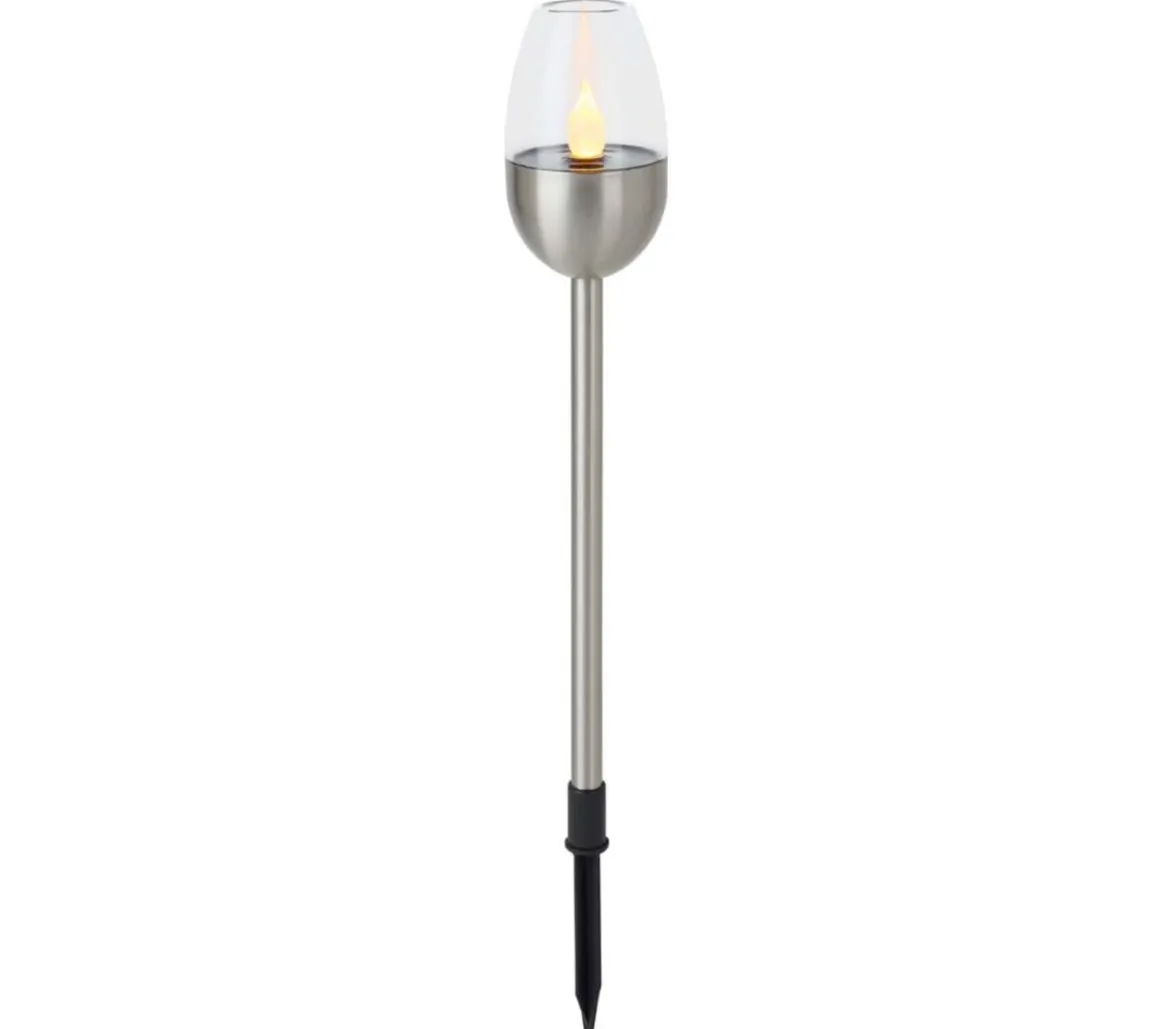Dehner Solar-Edelstahlleuchte Jaro, 4er-Set