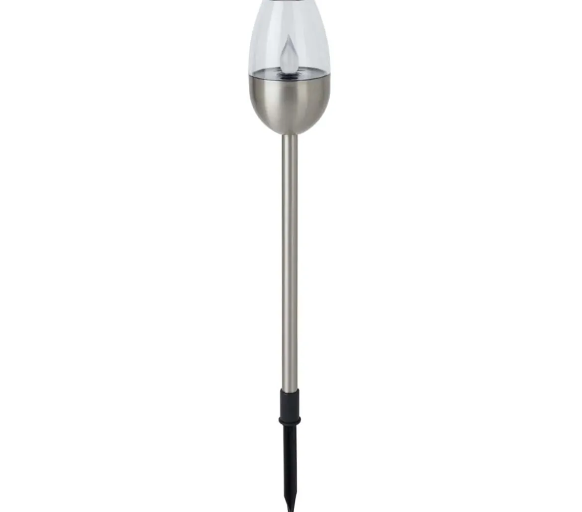 Dehner Solar-Edelstahlleuchte Jaro, 4er-Set