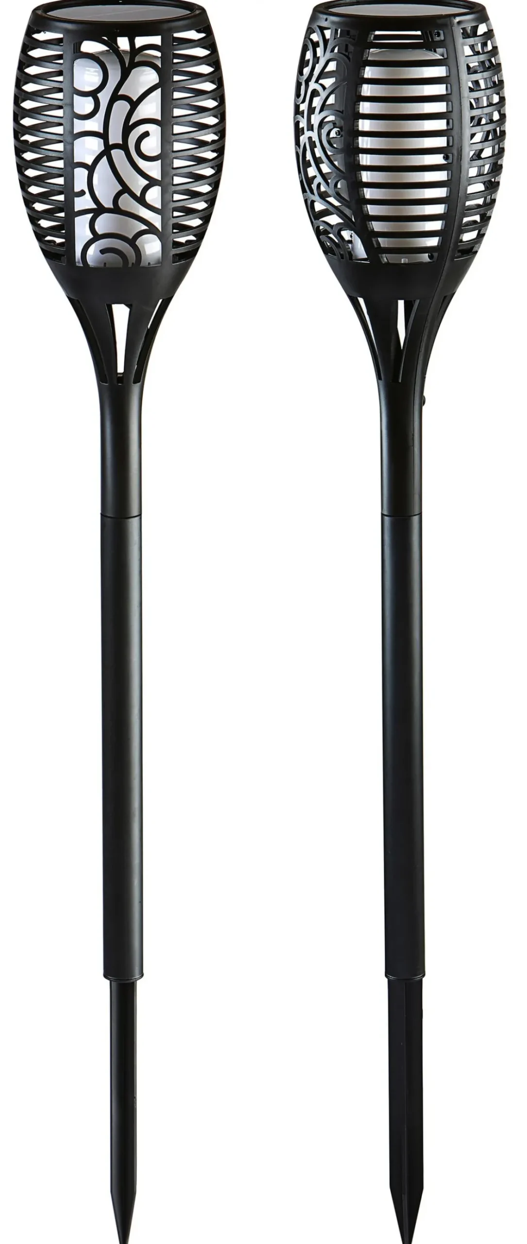 Dehner Solar-Flammenfackel Nura, ca. Ø12/H75 cm
