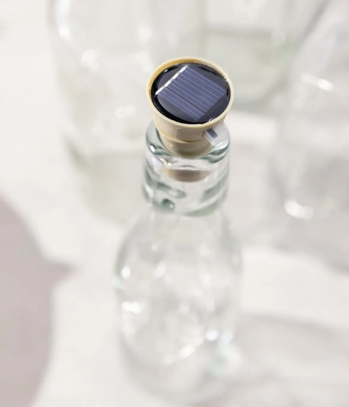 Dehner Solar-Flaschenbeleuchtung, 4 Stück