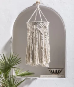 Dehner Solar-Hängelampe Amara, ca. Ø26/H70 cm