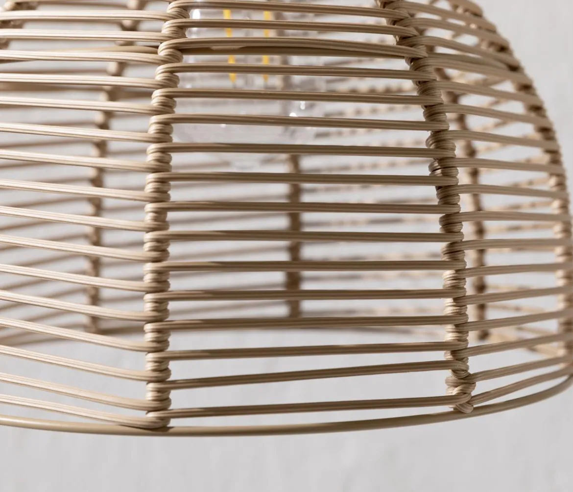 Dehner Solar-Hängelampe Mila, ca. Ø26/H22 cm