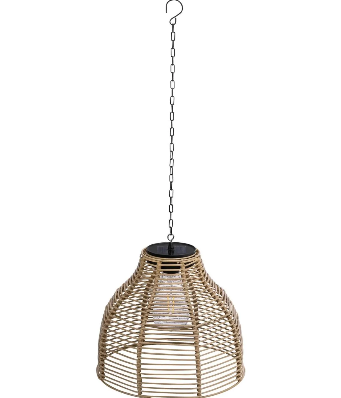 Dehner Solar-Hängelampe Mila, ca. Ø26/H22 cm