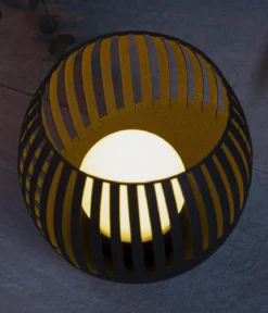 Dehner Solar-Lampe Mina, ca. Ø20/H19 cm