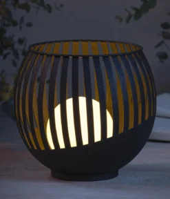 Dehner Solar-Lampe Mina, ca. Ø20/H19 cm