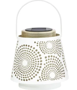 Dehner Solar-Laterne Liva, ca. Ø18/H17 cm