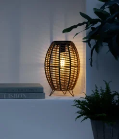 Dehner Solar-Laterne Mila, ca. Ø17,5/H26,5 cm
