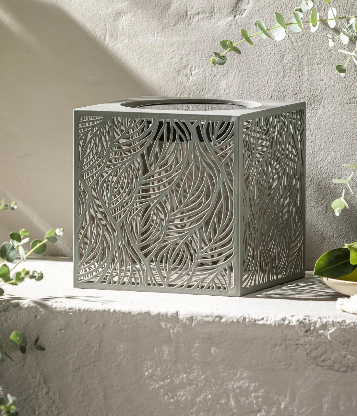 Dehner Solar-Laterne Olea, ca. B20/H20/T20 cm