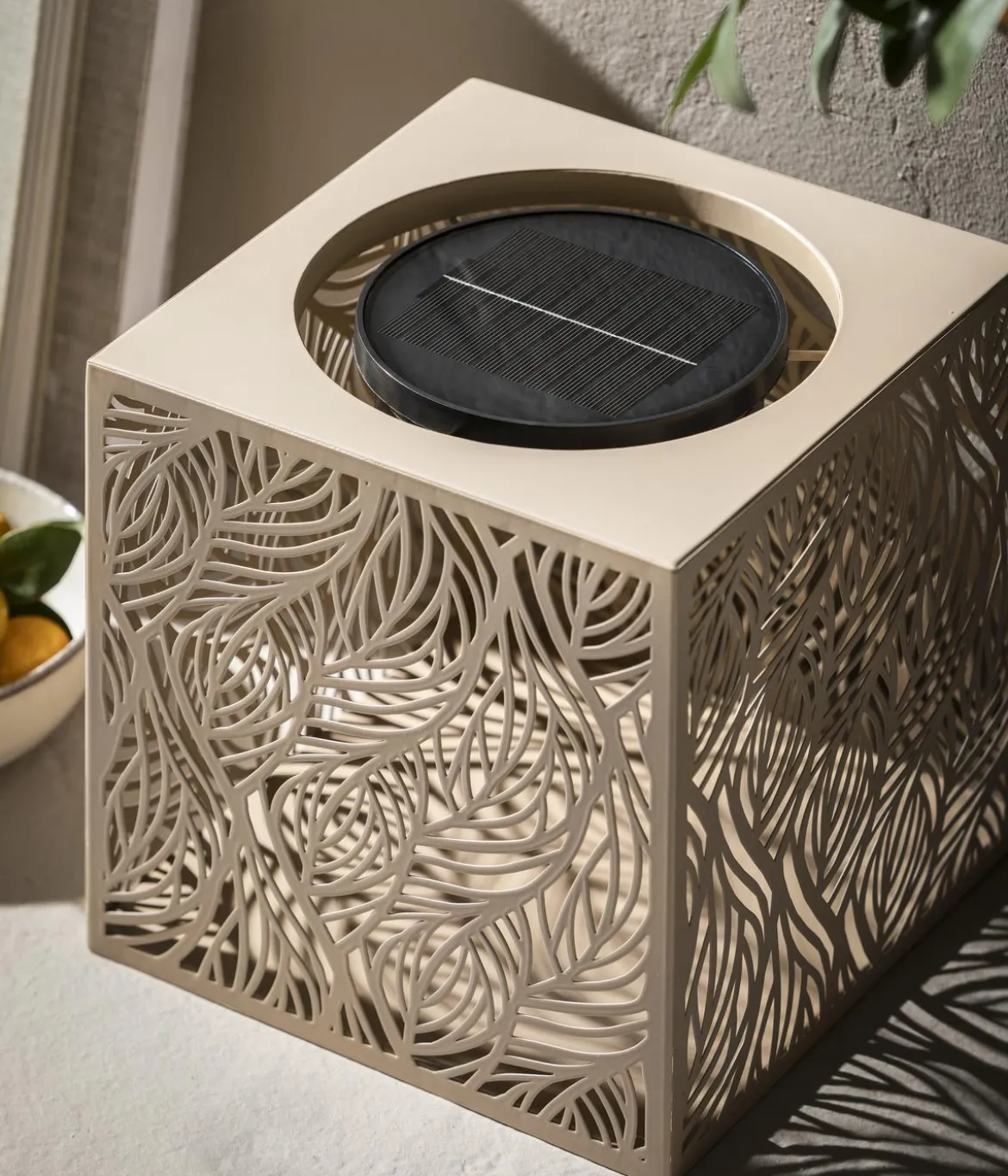 Dehner Solar-Laterne Olea, ca. B20/H20/T20 cm