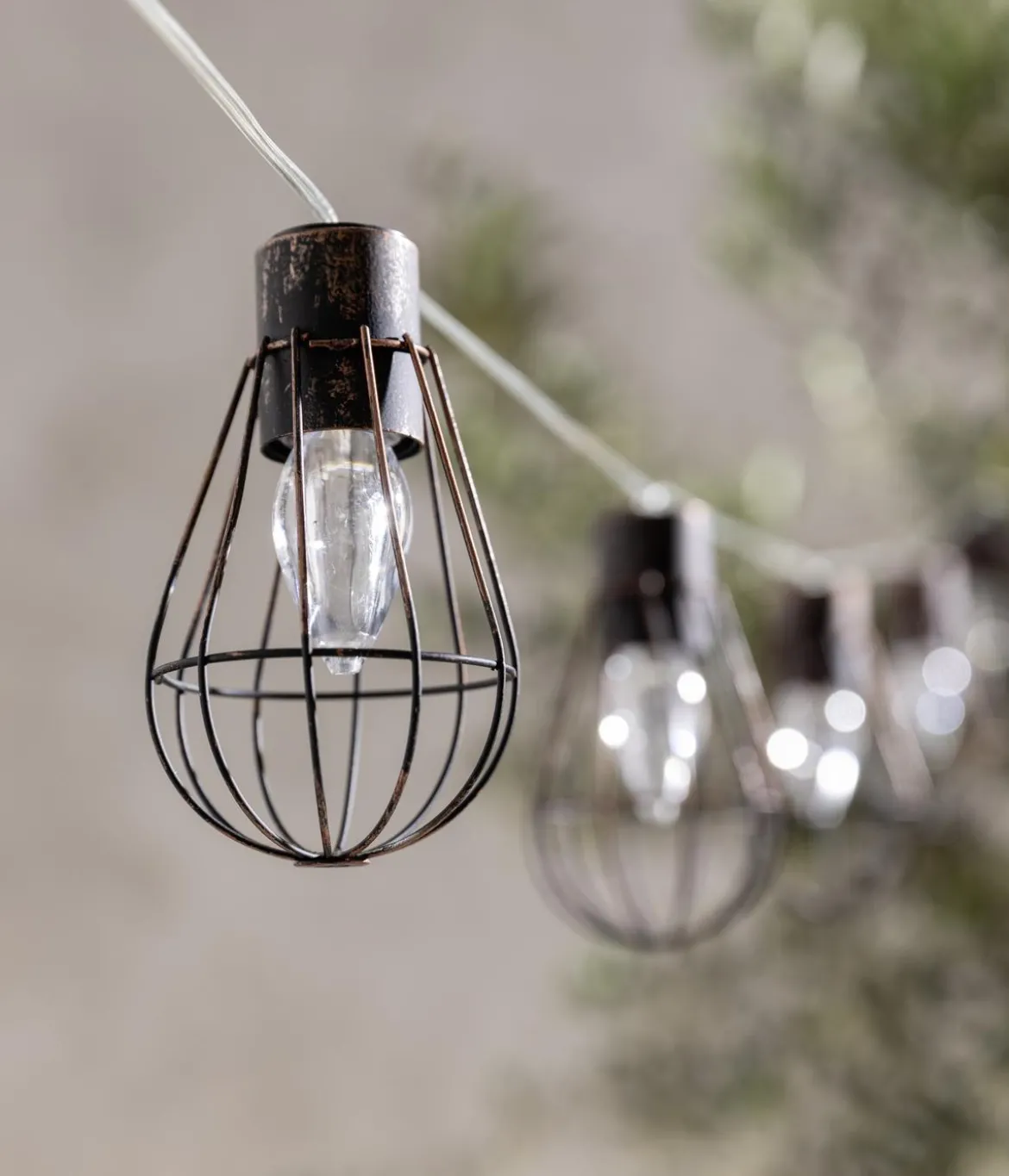 Dehner Solar-Lichterkette Retro