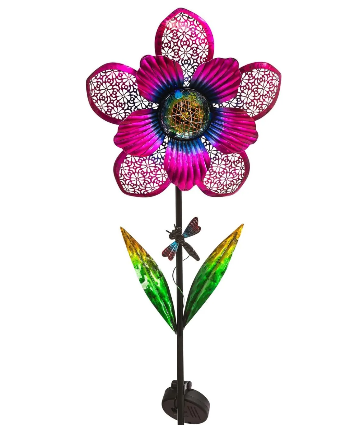 Dehner Solar-Stab Flower, ca. Ø29/H110 cm