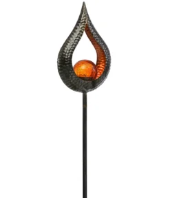 Dehner Solar-Stab Hammerschlag, ca. B18/H117/T8 cm