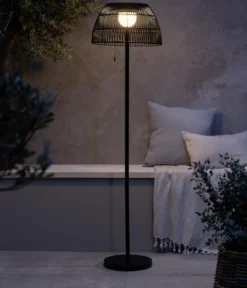 Dehner Solar-Stehleuchte Braga, ca. Ø40/H150 cm