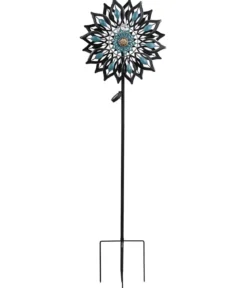 Dehner Solar-Windrad Viento, ca. B51/H177/T19 cm