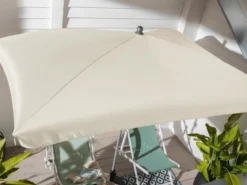 Dehner Sonnenschirm Keros, rechteckig, ca. B255/T170 cm