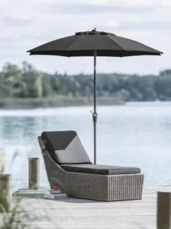 Dehner Sonnenschirm Kos, rund, ca. Ø220 cm