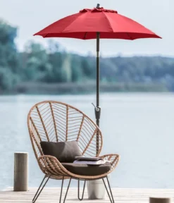 Dehner Sonnenschirm Vido, rund, ca. Ø150 cm
