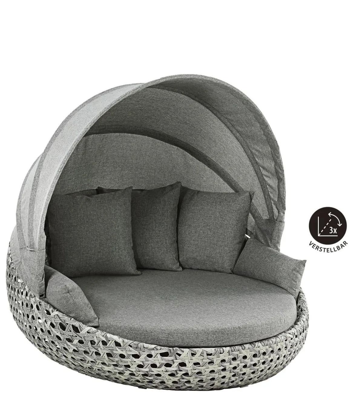 Dehner Sunlounger Miami, ca. B168/H172/T220 cm