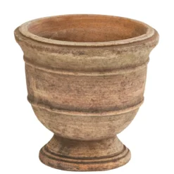 Dehner Terrakotta-Pokal Lucca, rund, mterra, ca. Ø16/H15 cm
