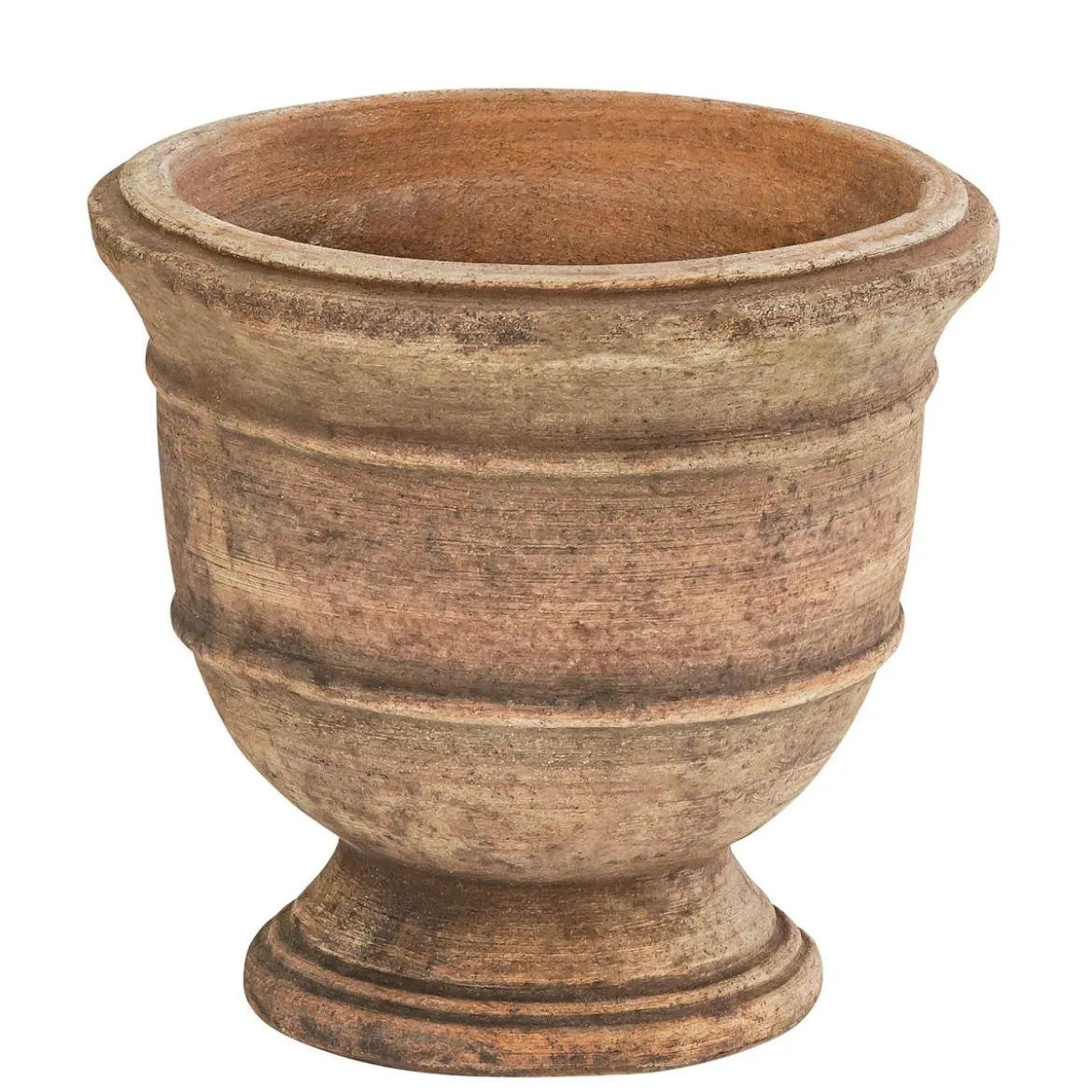 Dehner Terrakotta-Pokal Lucca, rund, mterra, ca. Ø16/H15 cm