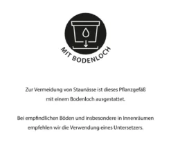 Dehner Terrakotta-Topf Perugia, rund, antik-terrakotta