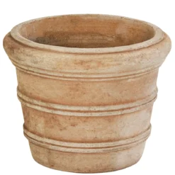 Dehner Terrakotta-Topf Siena, rund, mterra, ca. Ø16/H13 cm