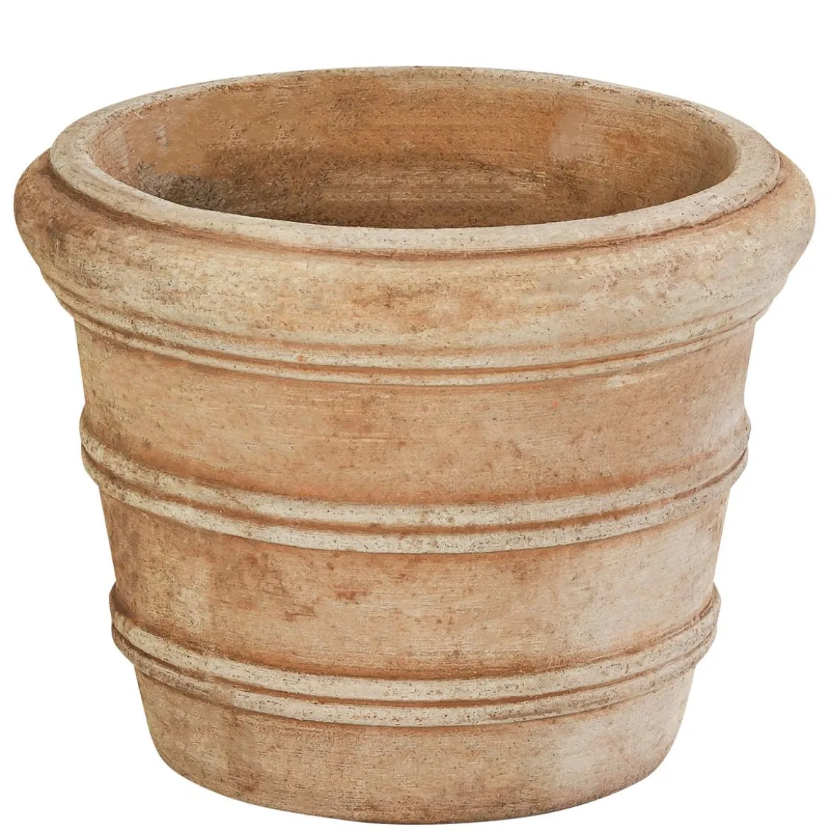 Dehner Terrakotta-Topf Siena, rund, mterra, ca. Ø16/H13 cm